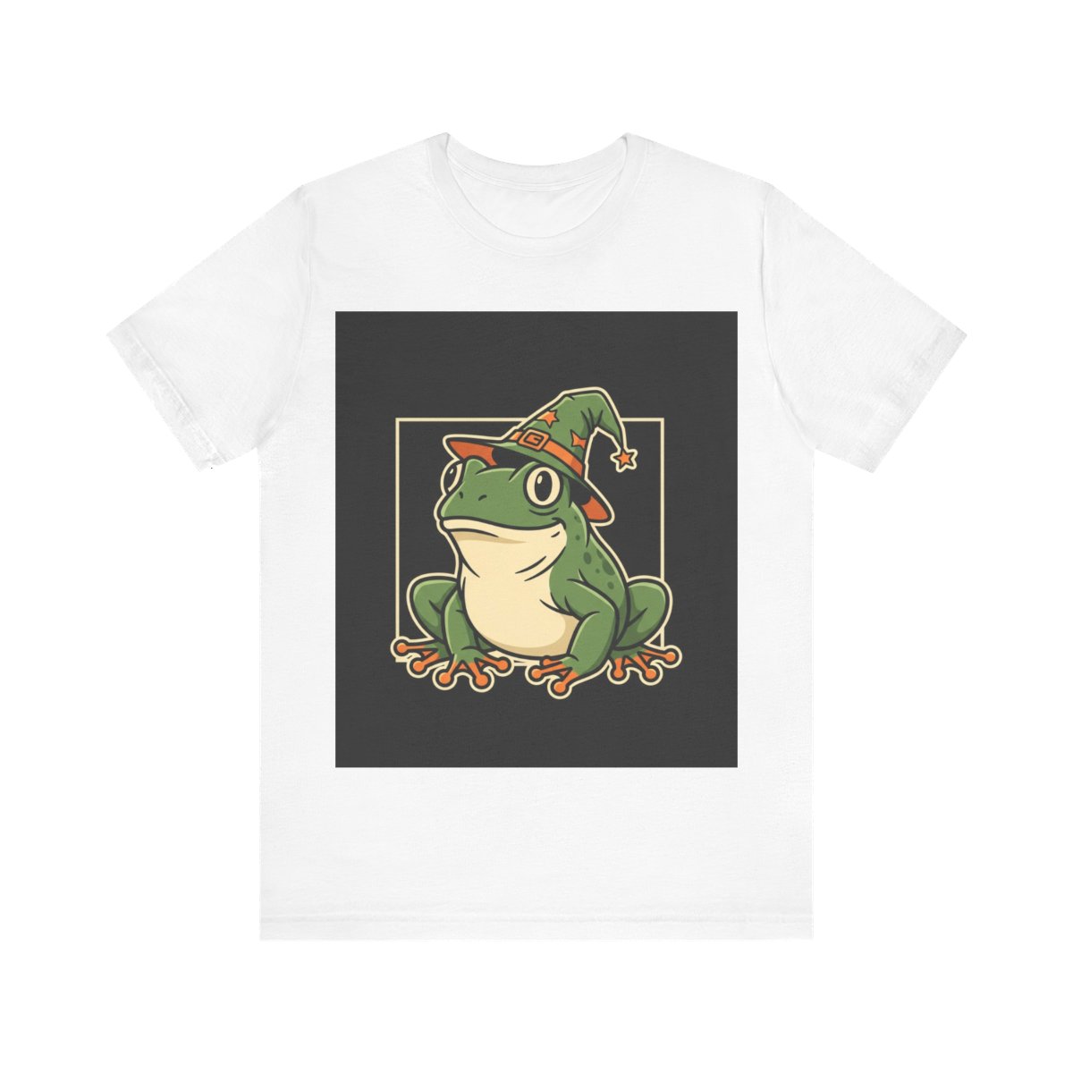 Retro Cartoon Wizard Frog T-Shirt on a t-shirt
